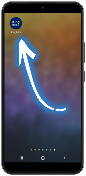 Kinghills Launch from home screen